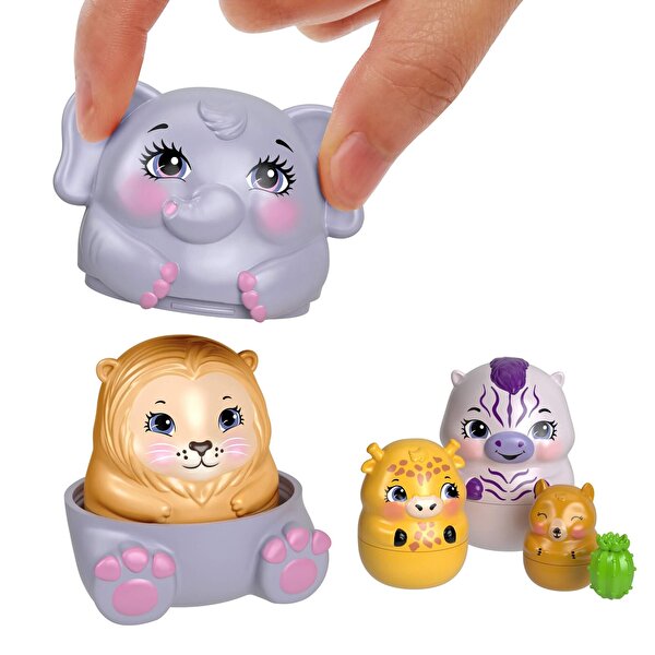 Enchantimals Secret Besties Bebek ve Ev Oyun Seti Zürafa Griselda'nın Çadırı HCF74