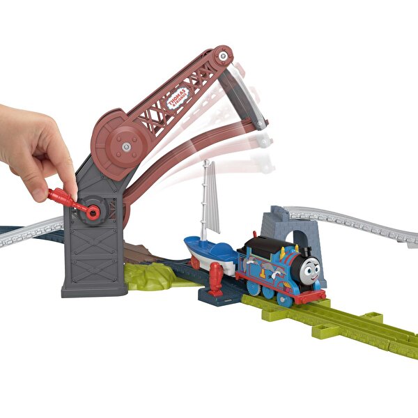 Thomas ve Arkadaşları Thomas ve Skiff Açılır Köprü Macerası (Motorlu Tren) HGX65