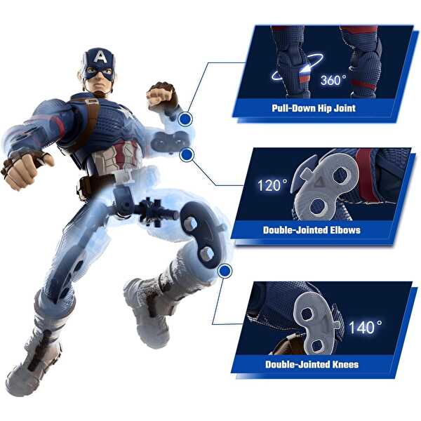 Blokees Marvel Avengers Infinity Saga Captain America Figür Yapım Seti 94 Parça