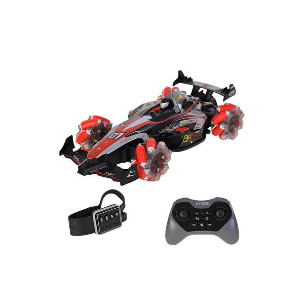 Uzaktan Kumandalı Şarjlı Bileklikli Drift Araba Kırmızı