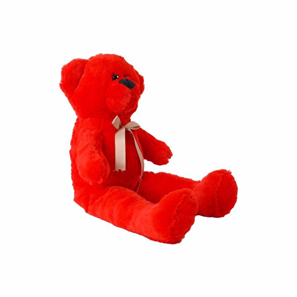 Büyük Kurdeleli Kırmızı Ayı 50 Cm