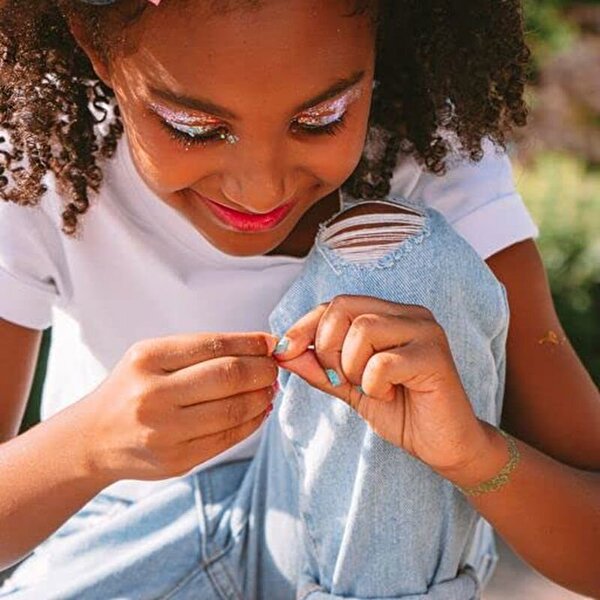 Lukky Soyulabilir Oje Işıltılı Metalik Altın