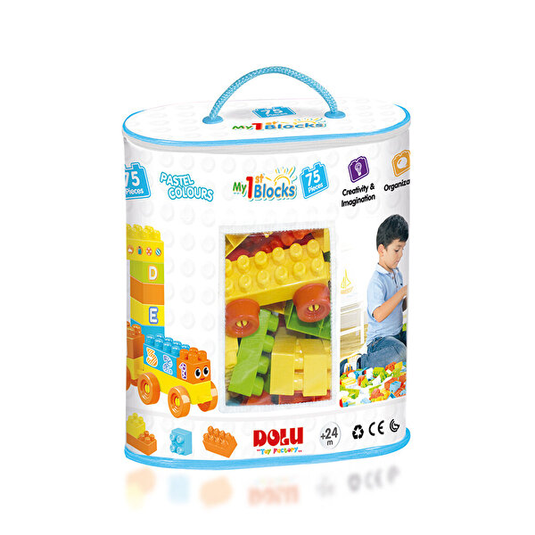 Torbalı Mini Bloklar 75 Parça
