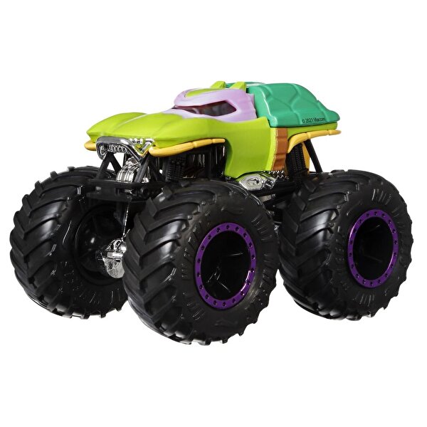 Hot Wheels Monster Trucks Güçlü İkili 1:64 Arabalar Michelangelo vs Donatello HNX31