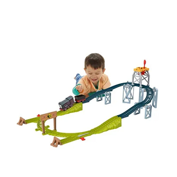 Thomas ve Arkadaşları Motorlu Tren Seti Diesels Cargo Drop HPN59