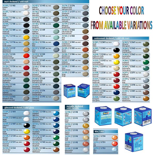 Revell Aqua Color Maket Boyası Blue Clear 36752