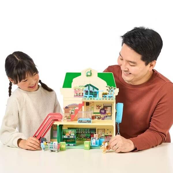 Bluey Yürüyen Merdivenli Süpermarket Oyun Seti