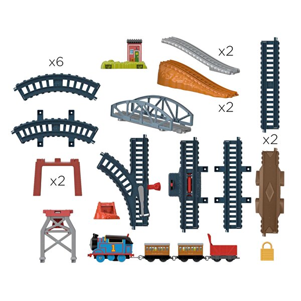 Thomas ve Arkadaşları 3'ü 1 Arada Kargo Macerası Oyun Seti HGX64