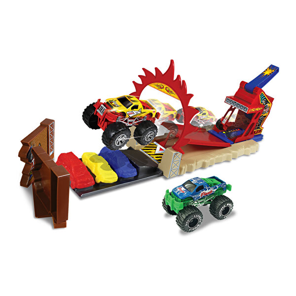 Express Wheels Monster Truck Aksiyon Oyun Seti 12 Parça