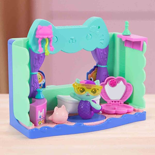 Gabby's Dollhouse Oyun Seti̇ Mercat's Spa-wesome Bathroom