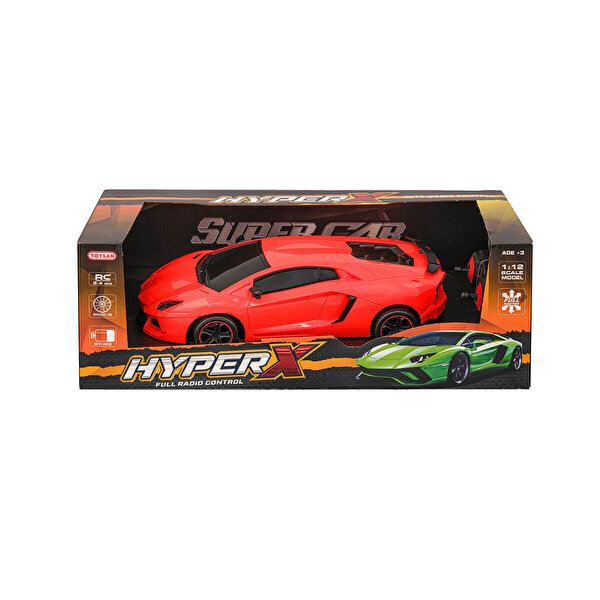 1:12 Ölçekli Hyper X Şarjlı Uzaktan Kumandalı Araba Turuncu