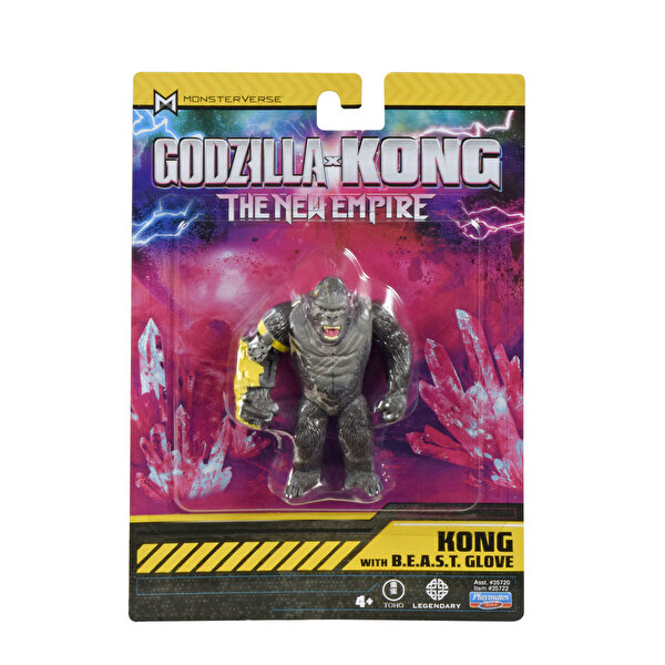 Godzilla ve Kong Mini Figür 8 Cm Kong With B.E.A.S.T. Glove