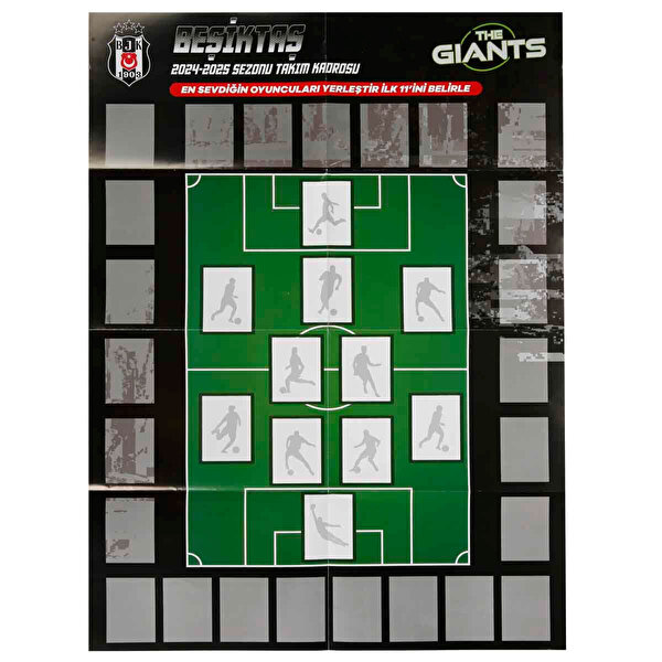The Giants Beşiktaş Dev Poster ve Çıkartma Seti 2024/2025