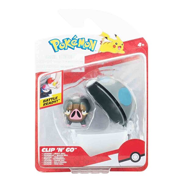 Pokemon CIip N Go Figür Lechonk ve Heavy Ball