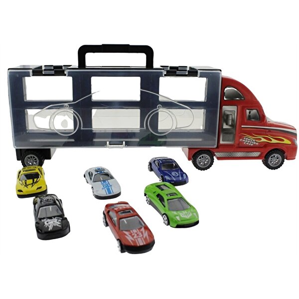 Taşınabilir Die Cast Metal Araçlı Kamyon LH500