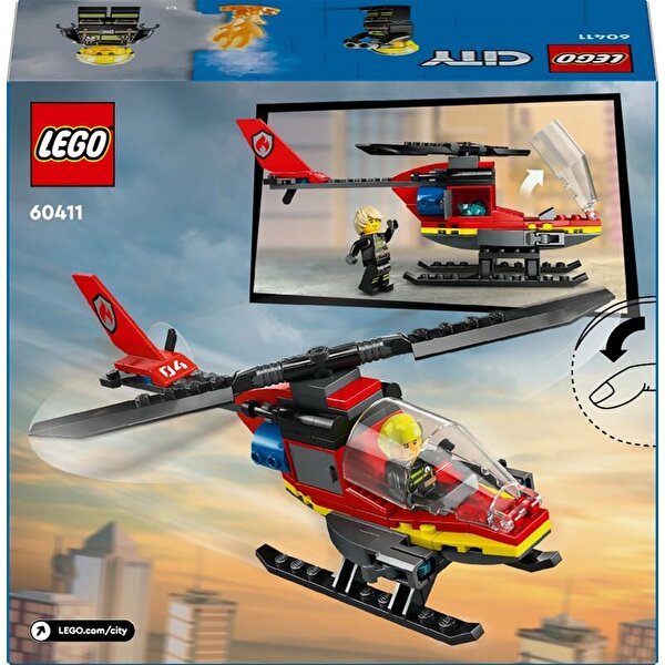 LEGO City İtfaiye Kurtarma Helikopteri 60411