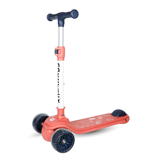 Hattrick Işıklı 3 Tekerlekli Pembe Scooter Scs120