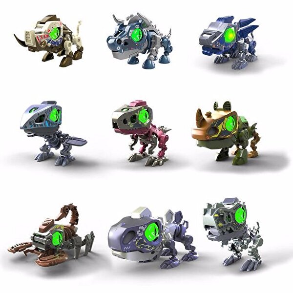 Biopod Battle Tekli Dinazor Robot