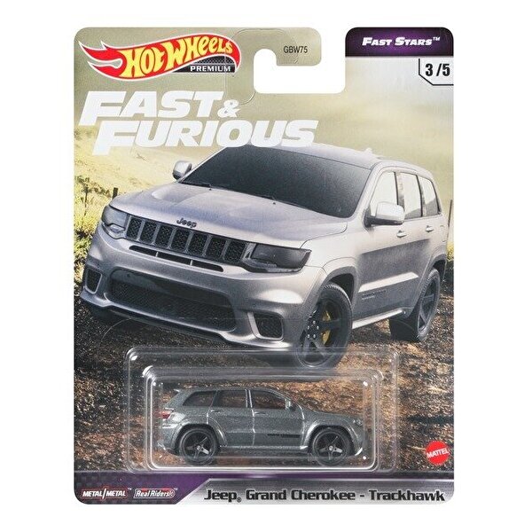 Hot Wheels Fast & Furious Premium Arabalar Jeep Grand Cherokee-Trackhawk GRL74