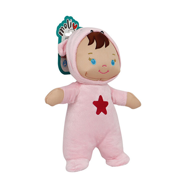 Moliv İlk Soft Bebeğim Bez Bebek Pembe