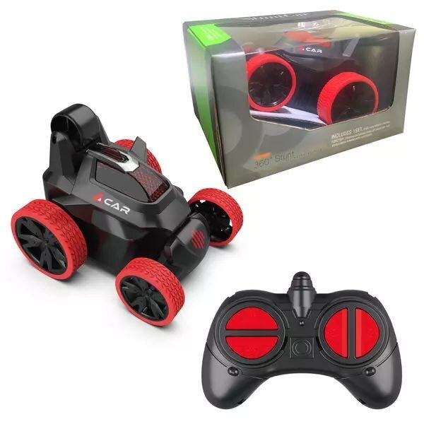 Uzaktan Kumandalı Akrobatik Zıppır Şarjlı Araba Kırmızı