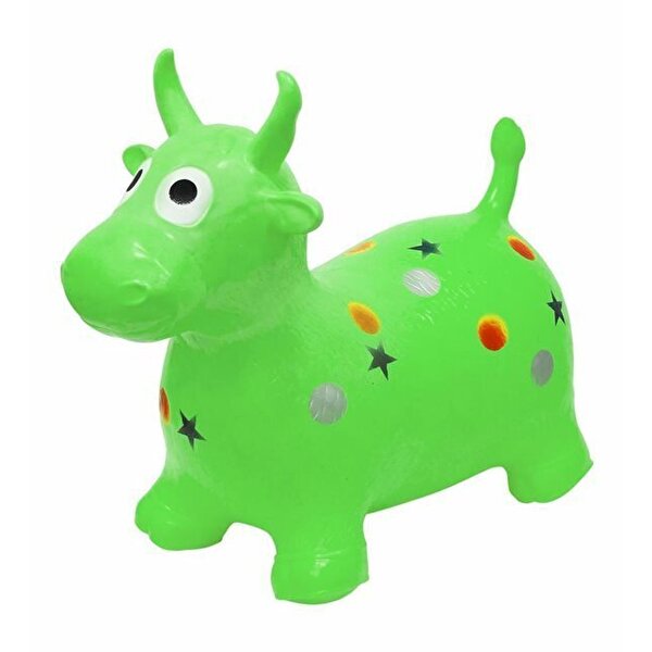 Şişme Zıp Zıp Yeşil Boğa