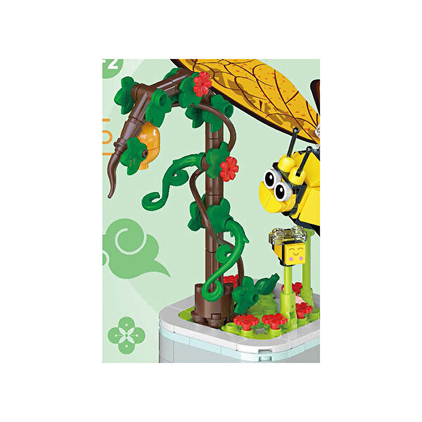 Mega Çi̇çekler ve Böcekler Yapı Blokları Arı