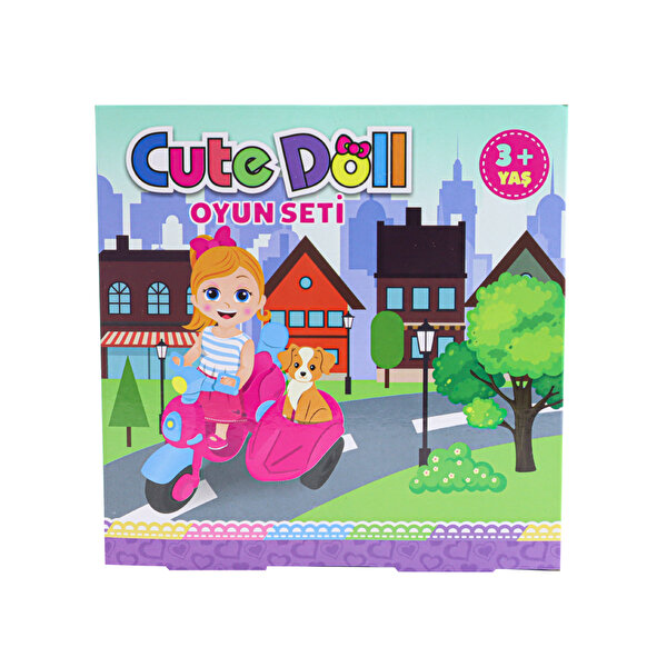 Sevimli Bebek Seyahat Seti Açık Pembe Kasklı