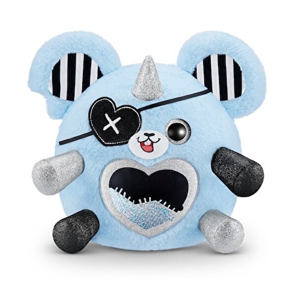 Rainbocorns Monstercorn Sürpriz Peluş Gri Boynuz