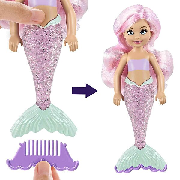 Barbie Color Reveal Renk Değiştiren Sürpriz Chelsea Bebekler Seri 3 GTP53