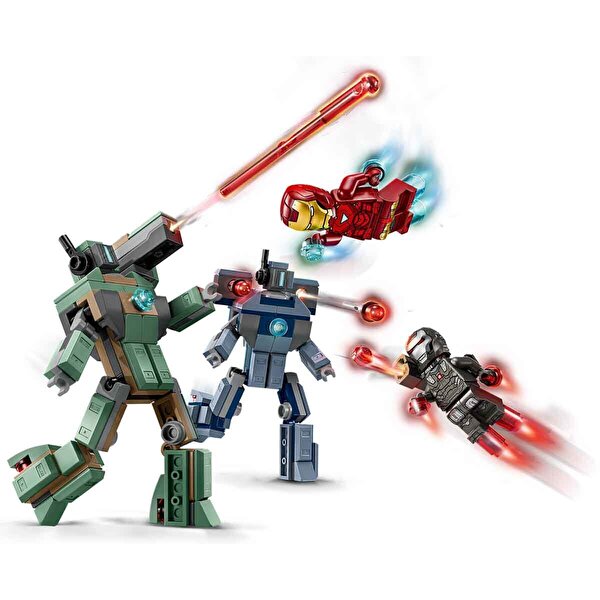 LEGO Marvel Iron Man ve War Machine Hammer İnsansız Hava Araçlarına Karşı 76320