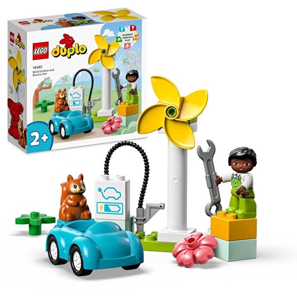 LEGO Duplo Rüzgar Türbini ve Elektrikli Araba 10985