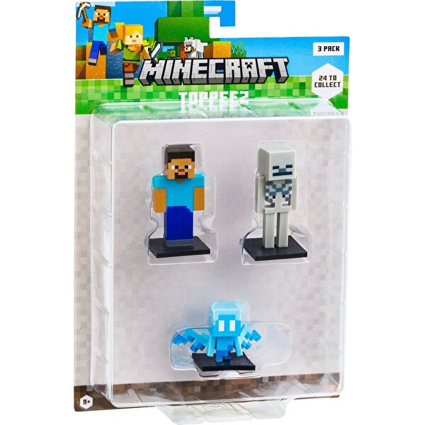 Minecraft 3D Figür Toppeez 3'lü Set Set 4