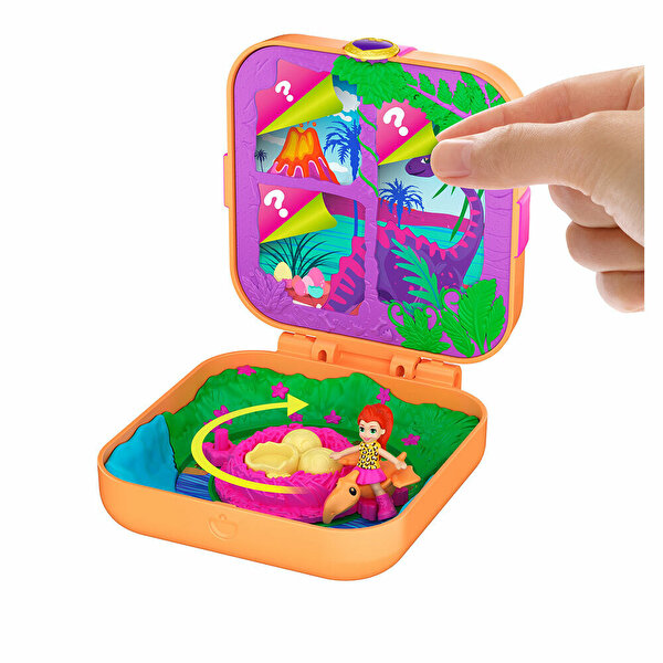 Polly Pocket Sürprizlerle Dolu Micro Oyun Setleri Dinozor Keşfi GKV10