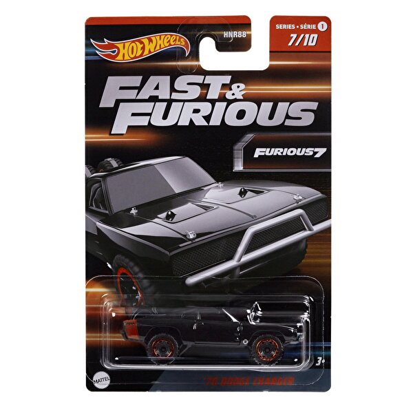 Hot Wheels Fast & Furious Arabalar '70 Dodge Charger HNR97