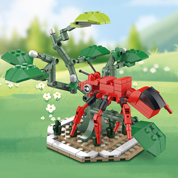 Mega Blok Çiçek ve Kırmızı Karınca 167 Parça