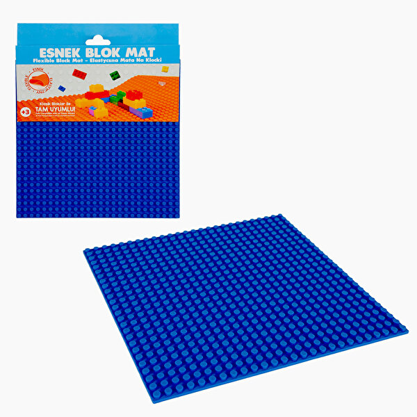 Esnek Blok Zemin 20x20 Cm Mavi