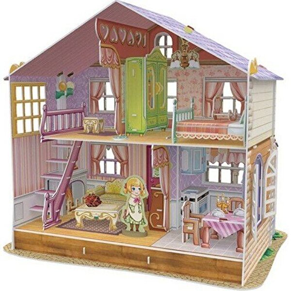 Pal Oyuncak 3D Puzzle 96 Parça Sara ve Masal Evi