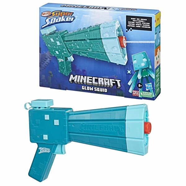Nerf Super Soaker Minecraft Glow Squid