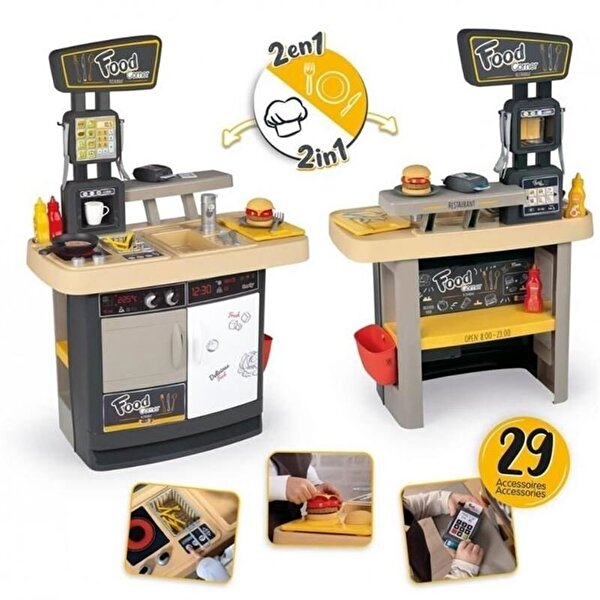 Smoby Yemek Köşesi Restoran Seti