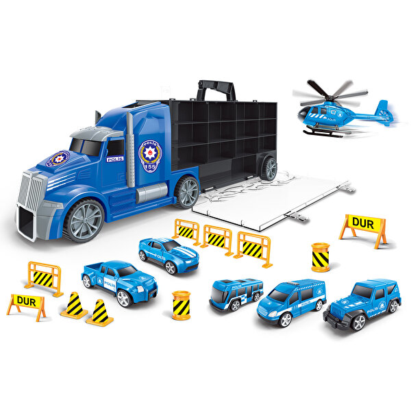 Taşınabilir Kamyonlu Polis Seti  666-02G