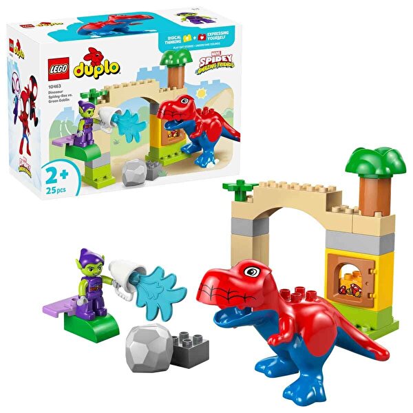 LEGO DUPLO Dinozor Spidey-Rex, Yeşil Goblin’e Karşı 10463