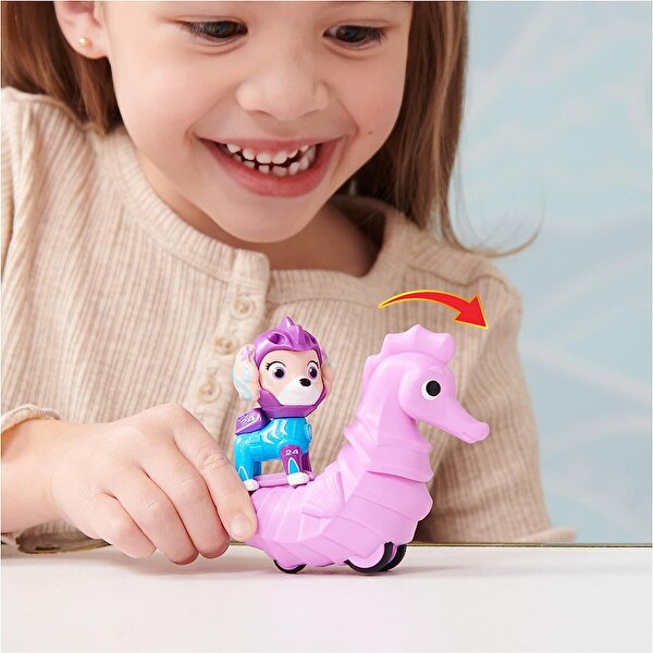 Paw Patrol Aqua Pups Rocky Sawfi̇sh Coral And Seahorse