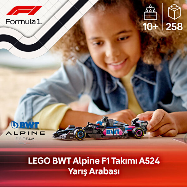 LEGO Speed Champions BWT Alpine F1 Team A524 Yarış Arabası 77248