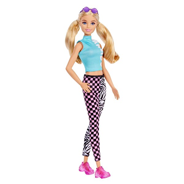 Barbie Büyüleyici Parti Bebekleri Zebra Desenli Taytlı GRB50