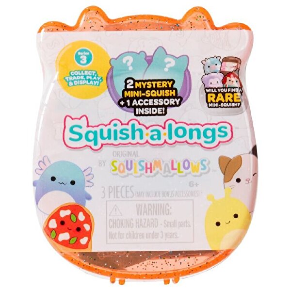 Squishmallows Squish-a-Longs 2'li Sürpriz Paket Seri 3