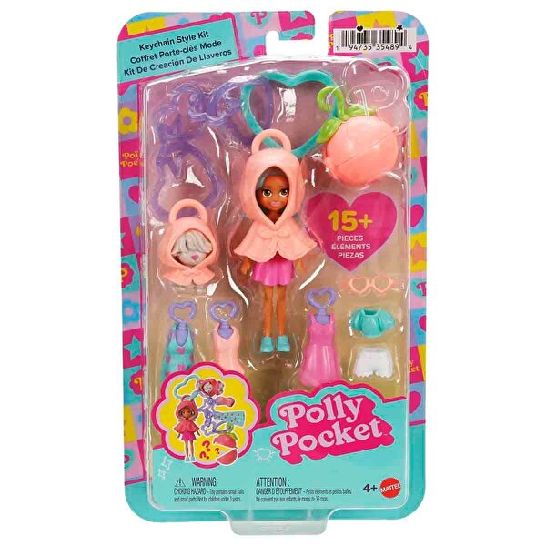 Polly Pocket Anahtarlık Süsleme Kiti Oyun Seti JKR49