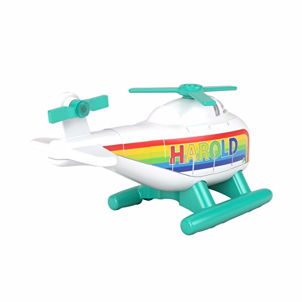 Thomas ve Arkadaşları Trackmaster Sür-Bırak Büyük Tekli Trenler Rainbow Harold GYV67