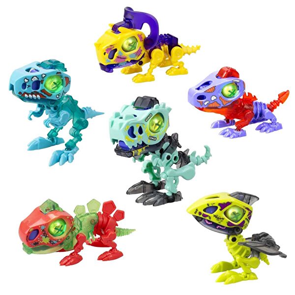Sesli ve Işıklı Biopod Zombies Dinozor Robot Sürpriz Paket
