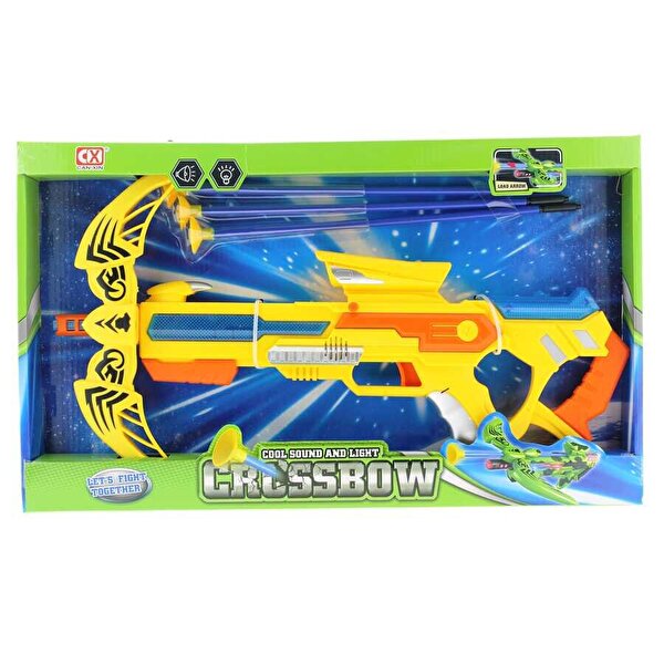 Sesli ve Işıklı Mekanik Ok Atan Tabanca